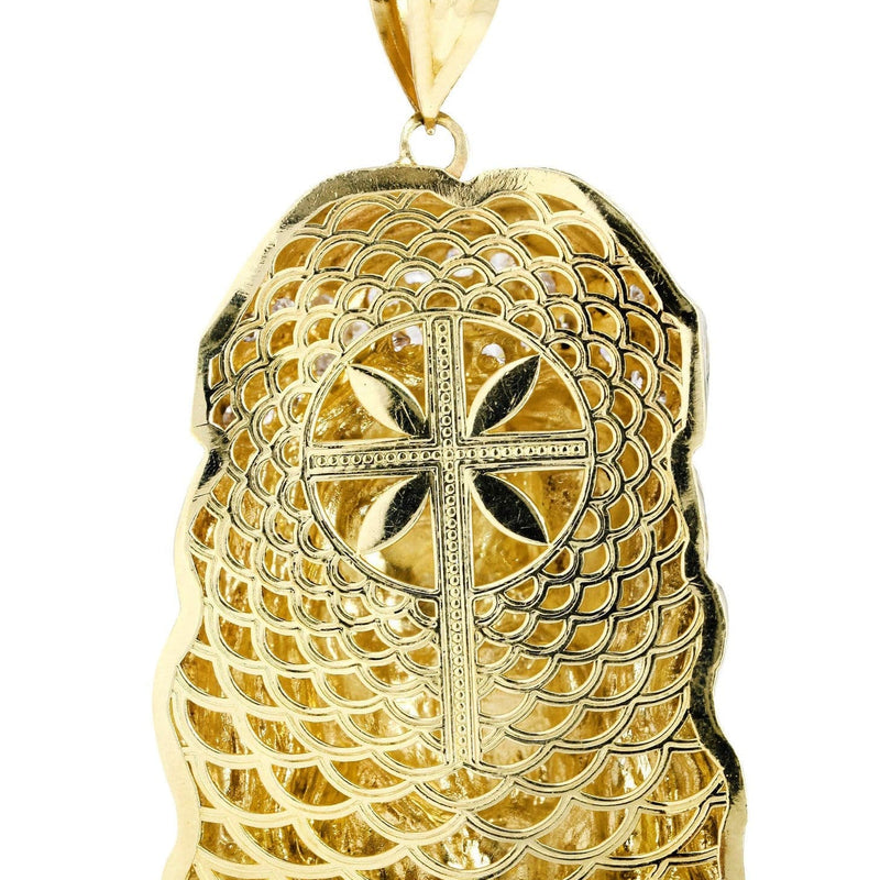 10K Gold Jesus Piece Pendant  |  59.2 Grams