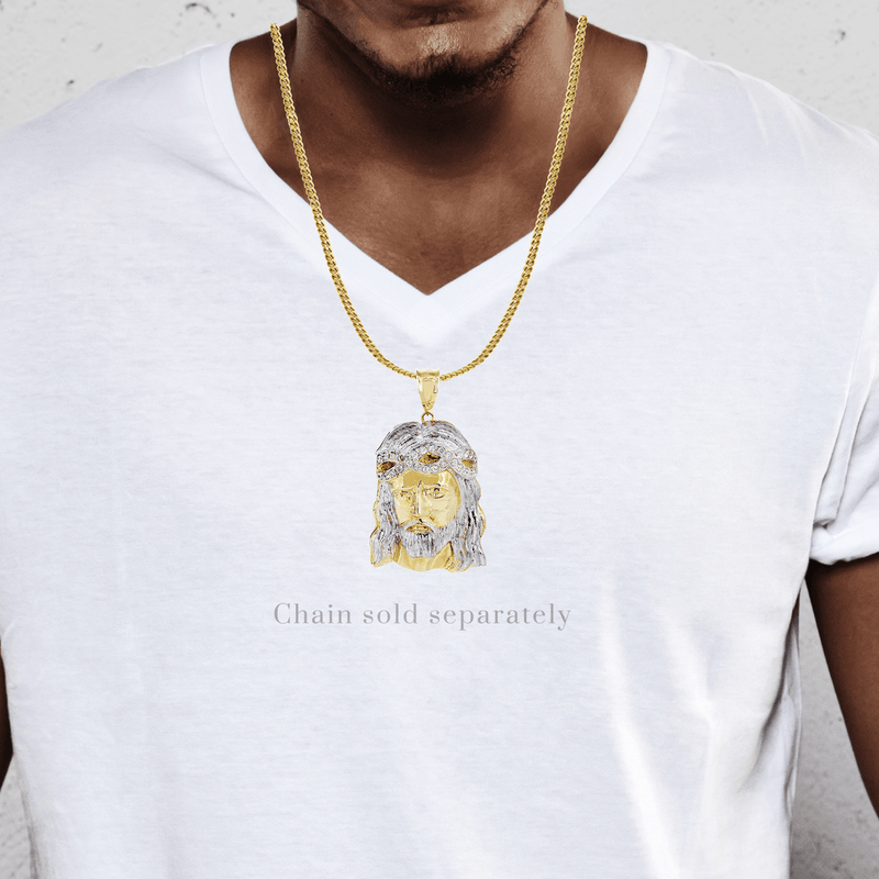 10K Gold Jesus Piece Pendant  |  59.2 Grams