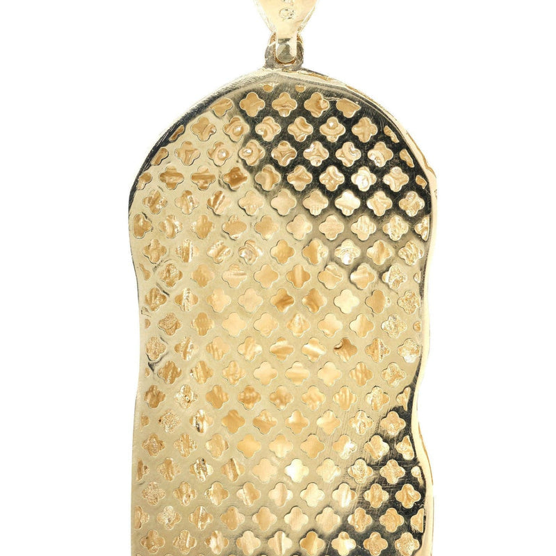 10K Gold Jesus Piece Pendant  |  68.2 Grams