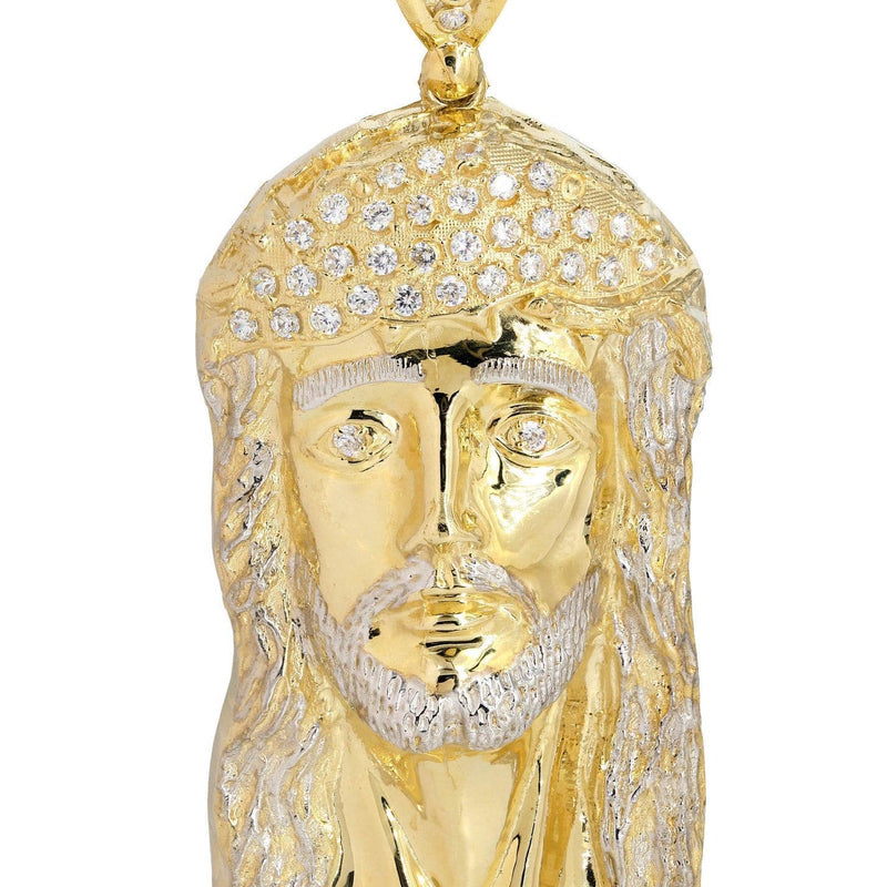 10K Gold Jesus Piece Pendant  |  68.2 Grams