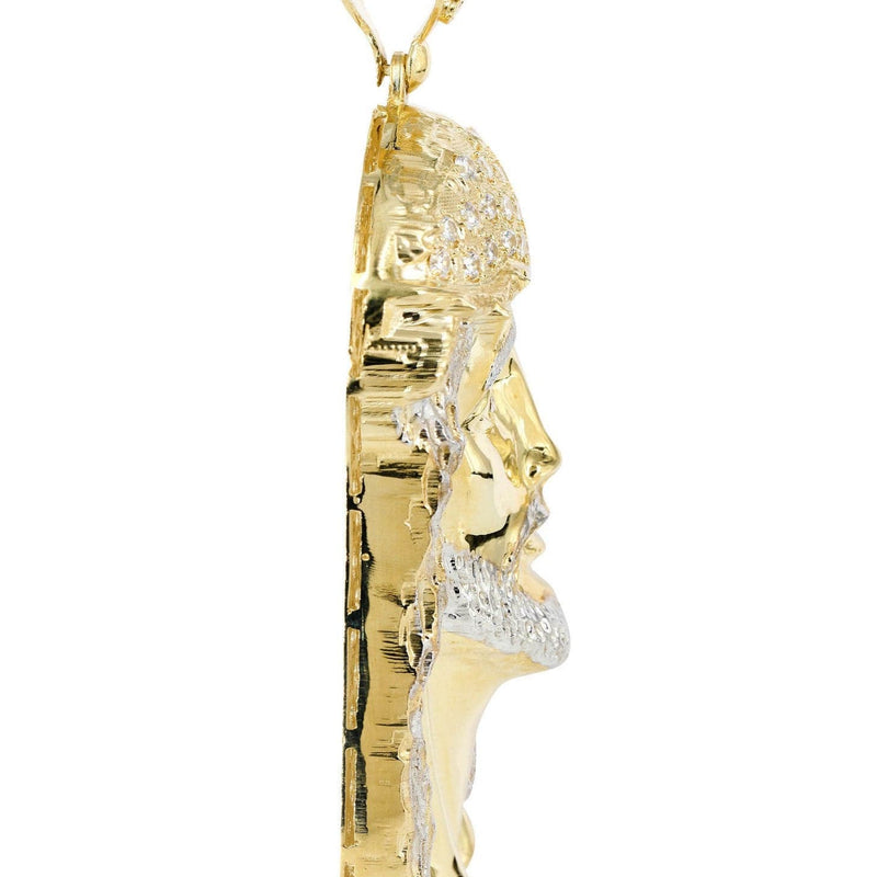 10K Gold Jesus Piece Pendant  |  68.2 Grams