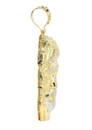 10K Gold Jesus Piece Pendant  |  75.5 Grams