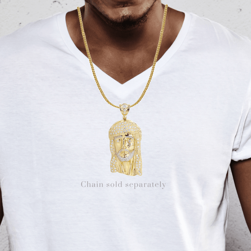 10K Gold Jesus Piece Pendant  |  111.6 Grams