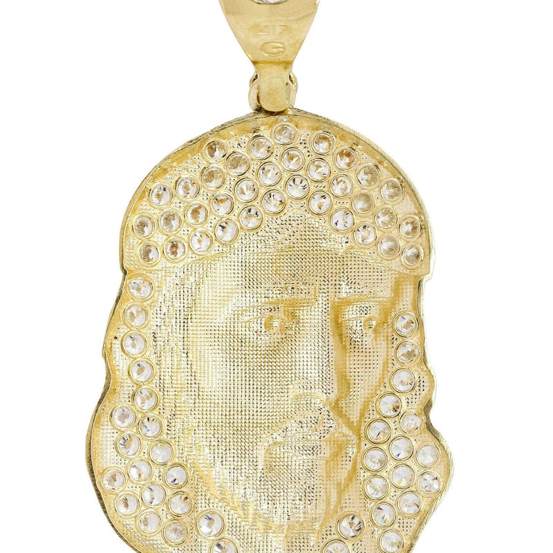 10K Gold Jesus Piece Pendant  |  11 Grams