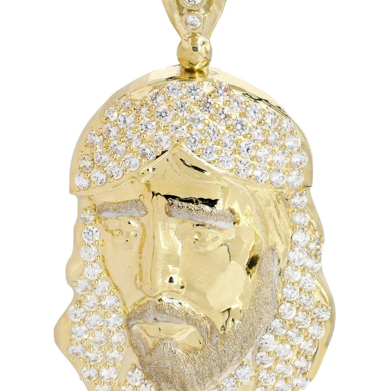 10K Gold Jesus Piece Pendant  |  17.1 Grams