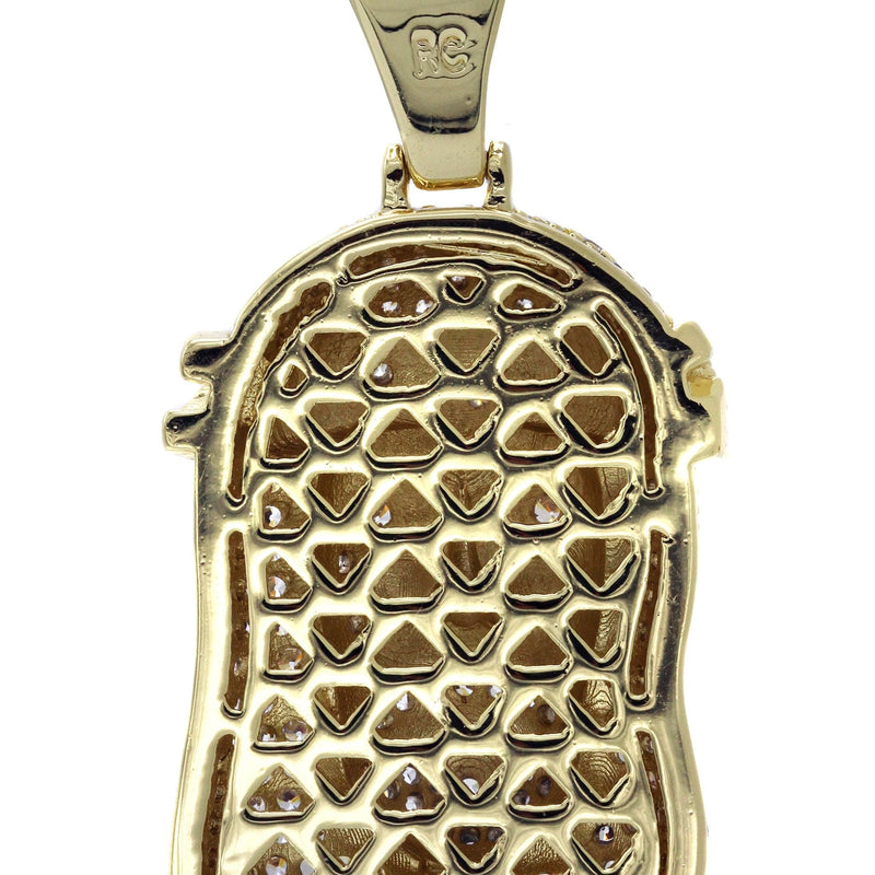 Gold Plated Jesus Head Pendant | 14.8 Grams