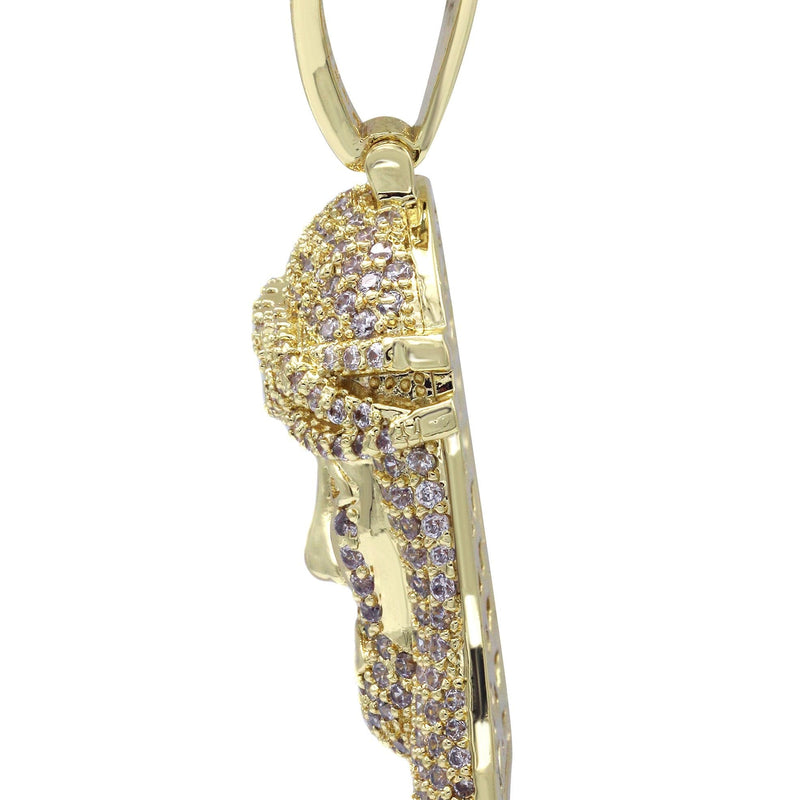 Gold Plated Jesus Head Pendant | 14.8 Grams