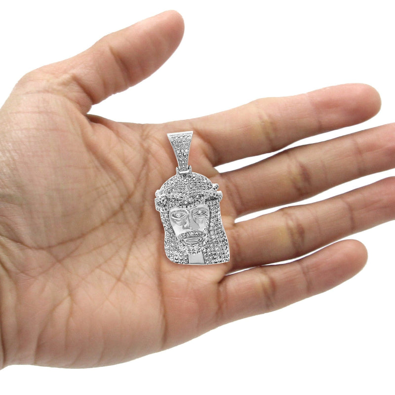 Gold Plated Jesus Head Pendant | 14.8 Grams