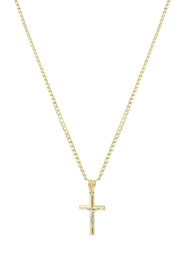 10K Gold Crucifix / Cross  Necklace For Men | 5 Grams