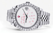 Rolex Datejust 41 Watch | 41 MM | "Who Cares I'm Already Late" Custom Dial | Jubilee Band
