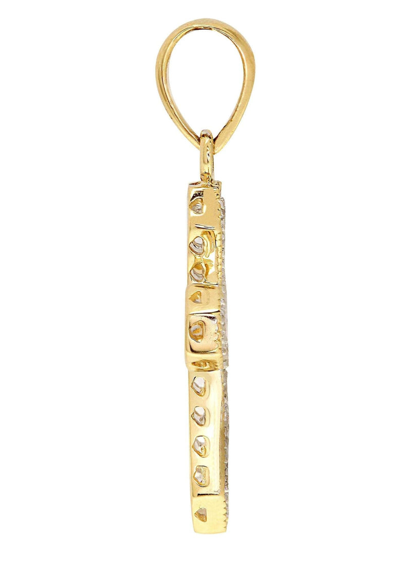Diamond Cross Pendant | 1.12 Grams | 0.11 Carats