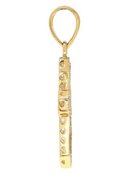 Diamond Cross Pendant | 1.12 Grams | 0.11 Carats