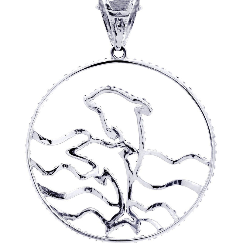 Diamond Dolphin Pendant | 1.55 Carats | 6 Grams