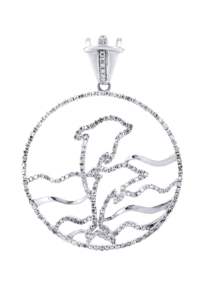 Diamond Dolphin Pendant | 1.55 Carats | 6 Grams