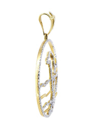Diamond Dolphin Pendant | 1.59 Carats | 5.85 Grams