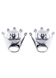 Diamond Earrings For Men |  14K White Gold  | 0.57 Carats