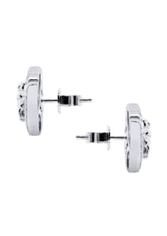 Diamond Earrings For Men |  14K White Gold  | 0.82 Carats