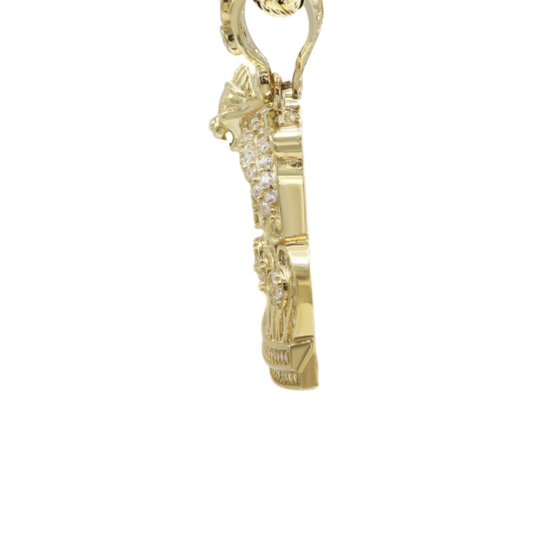 10K Yellow Gold  Lion Necklace | Appx. 16.4 Grams