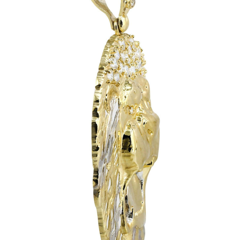 Lion 10K Gold Pendant | 17.9 Grams