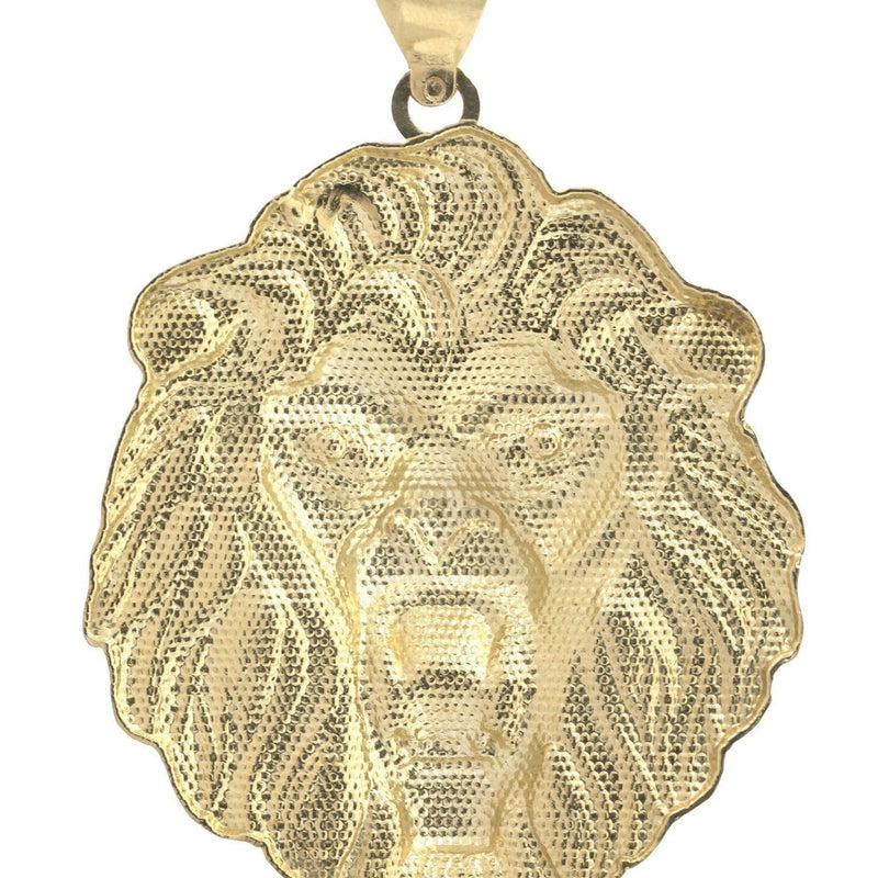 Lion 10K Gold Pendant | 41.8 Grams