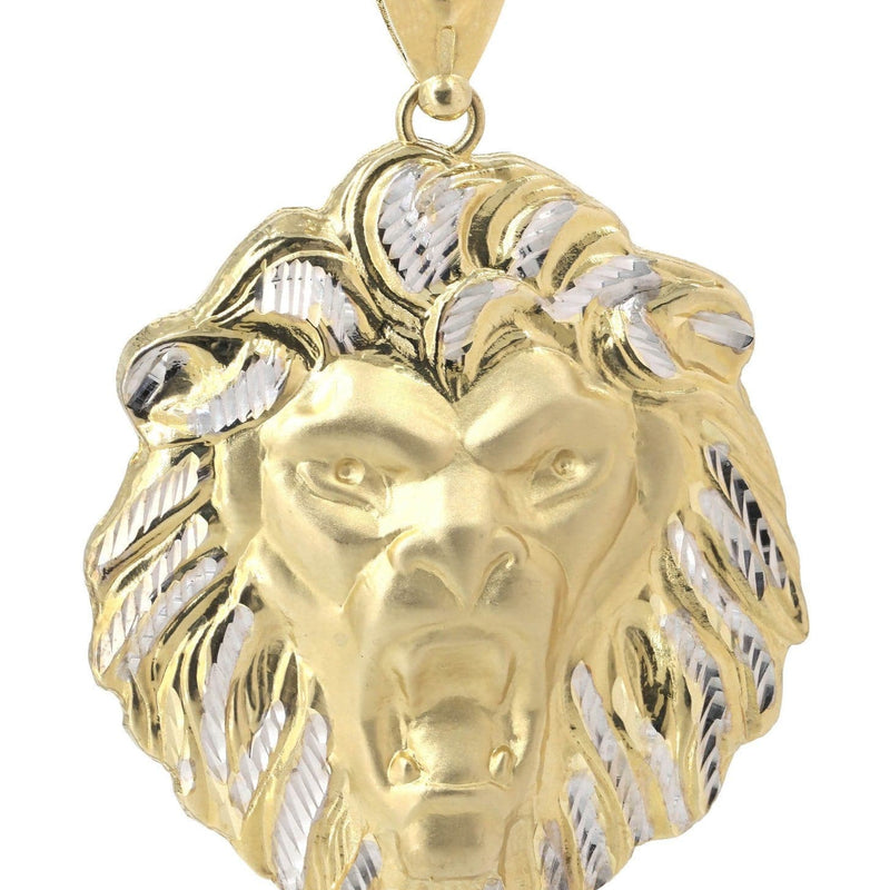 Lion 10K Gold Pendant | 41.8 Grams