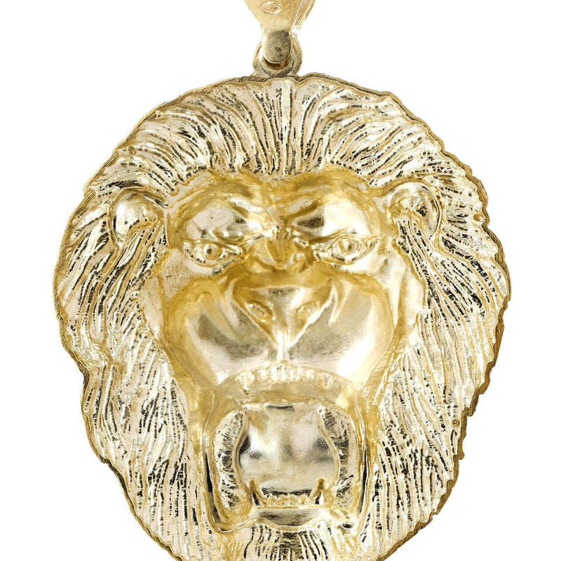 Lion 10K Gold Pendant | 28.3 Grams