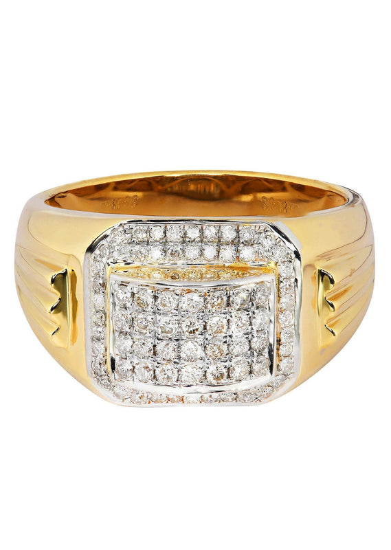 Mens Diamond Ring / Pinky Diamond Ring| 0.65 Carats