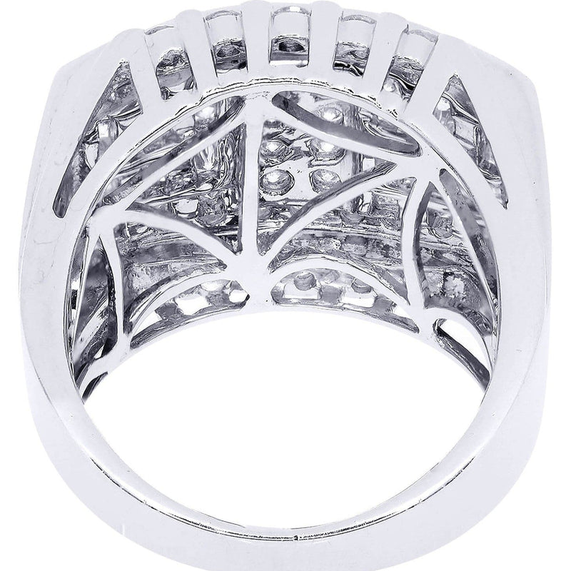 White Gold Mens Diamond Ring| 2.36 Carats| 18.86 Grams