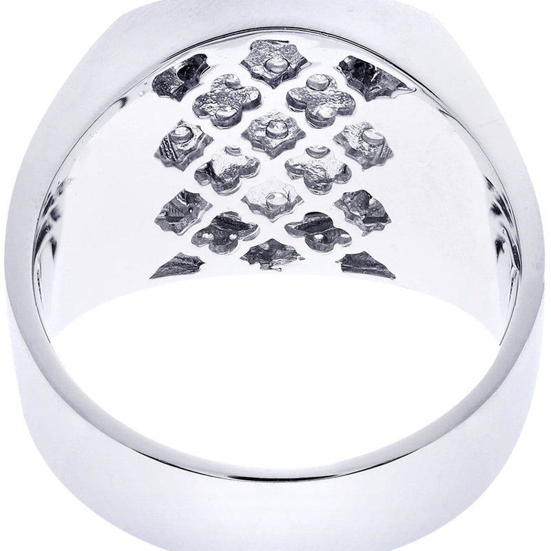 White Gold Mens Diamond Ring| 0.91 Carats| 13.14 Grams