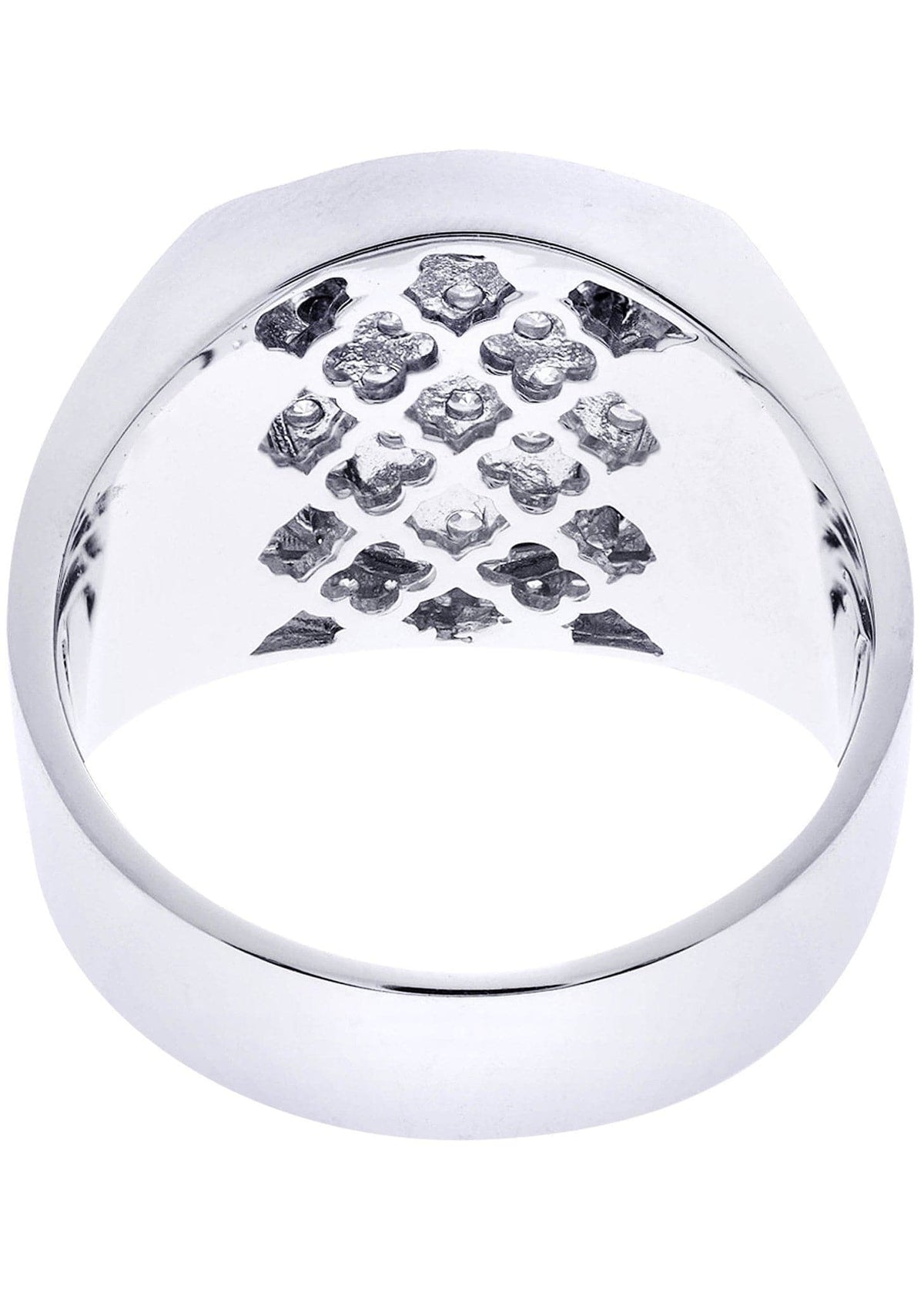 White Gold Mens Diamond Ring| 0.91 Carats| 13.14 Grams