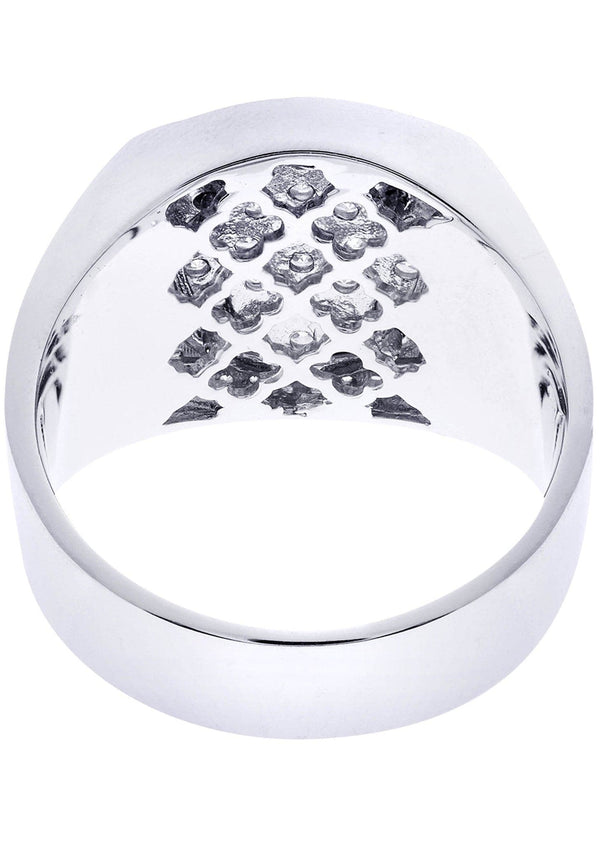 White Gold Mens Diamond Ring| 0.91 Carats| 13.14 Grams