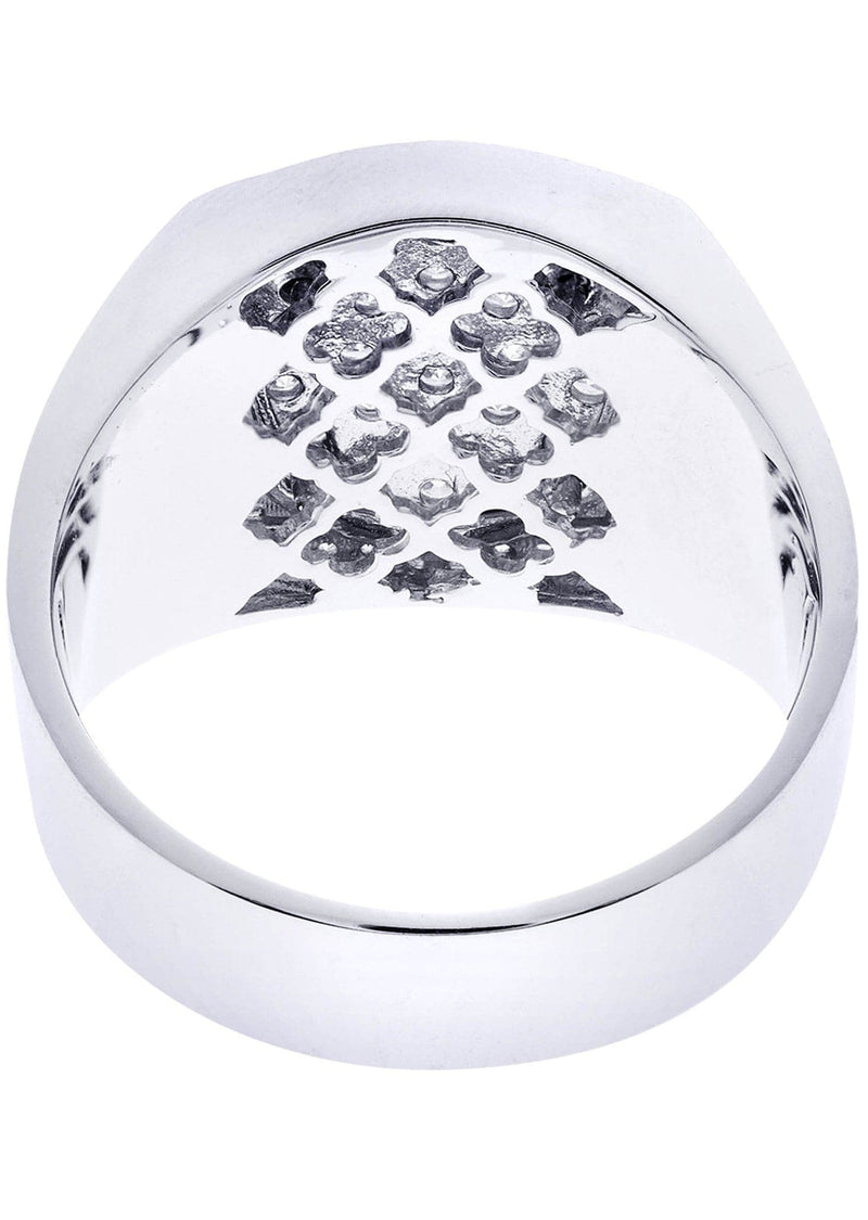 White Gold Mens Diamond Ring| 0.91 Carats| 13.14 Grams