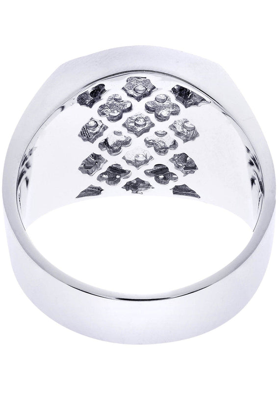 White Gold Mens Diamond Ring| 0.91 Carats| 13.14 Grams