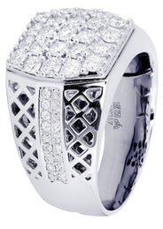 White Gold Mens Diamond Ring| 1.53 Carats| 12.89 Grams