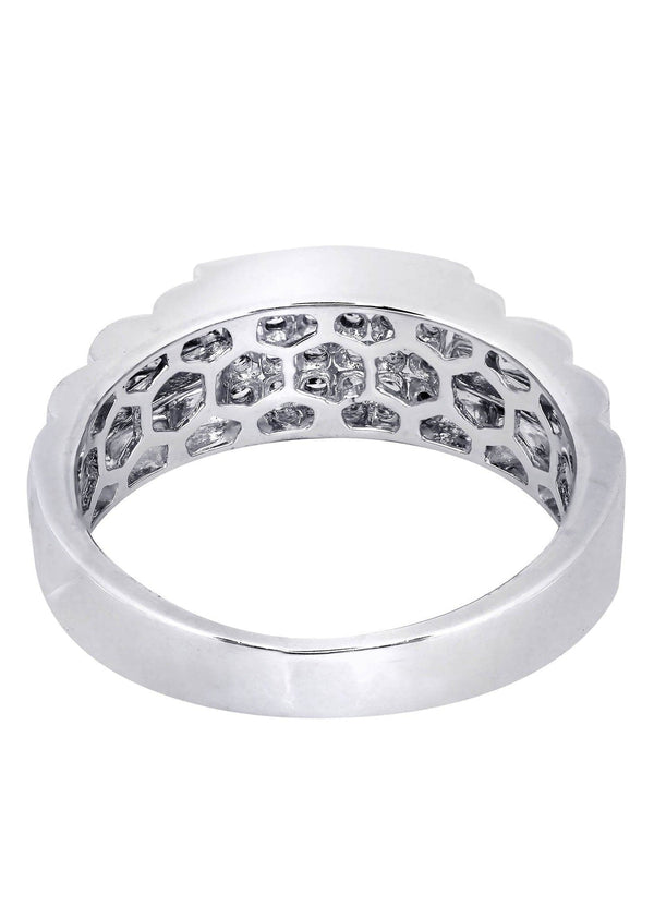 White Gold Mens Diamond Ring| 0.43 Carats| 7.13 Grams