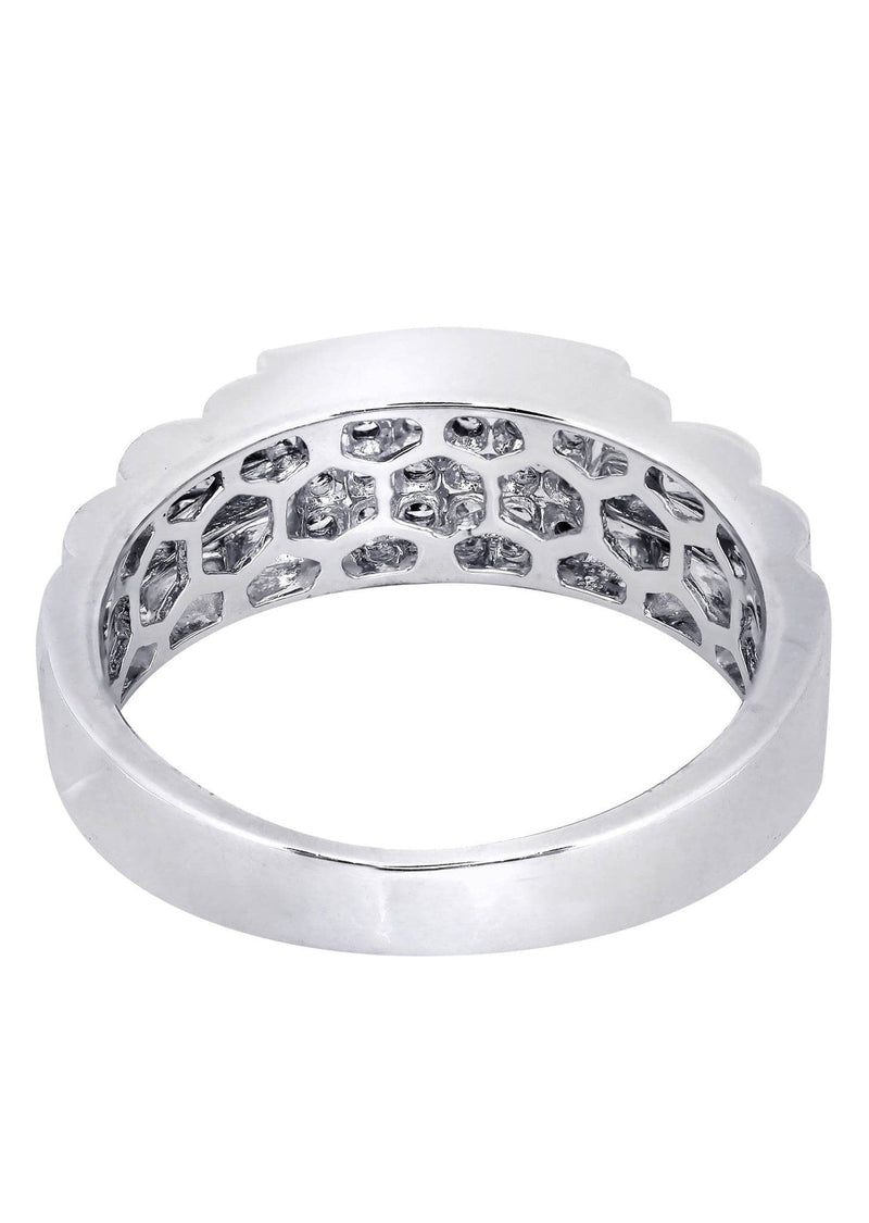 White Gold Mens Diamond Ring| 0.43 Carats| 7.13 Grams