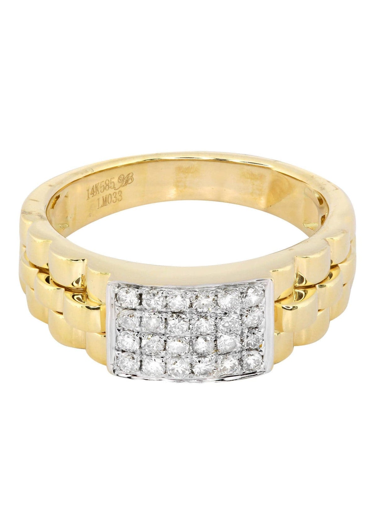 Mens Diamond Ring / Pinky Diamond Ring| 0.43 Carats
