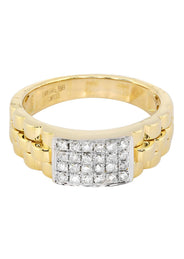 Mens Diamond Ring / Pinky Diamond Ring| 0.43 Carats