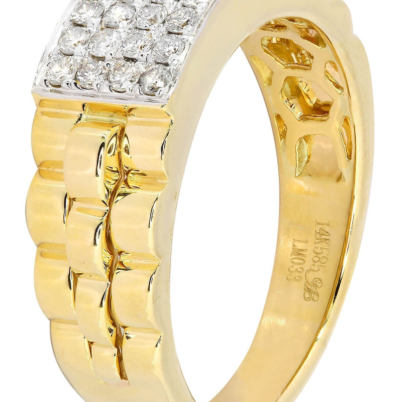 Mens Diamond Ring / Pinky Diamond Ring| 0.43 Carats