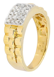 Mens Diamond Ring / Pinky Diamond Ring| 0.43 Carats
