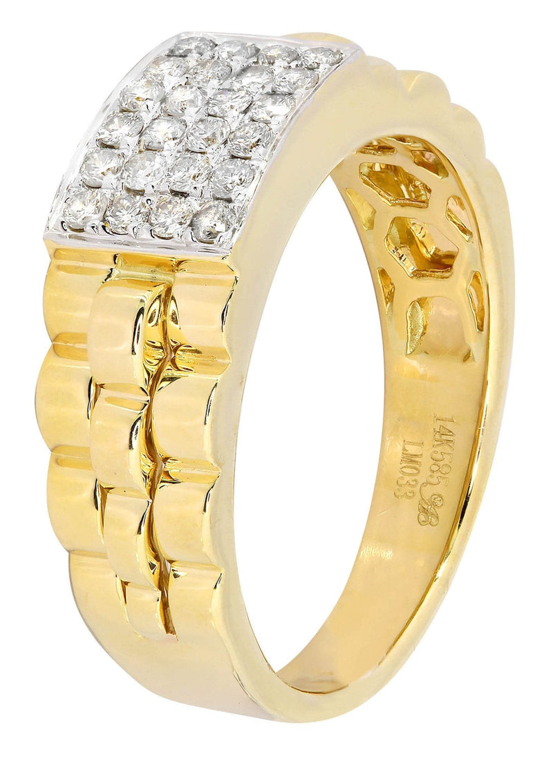 Mens Diamond Ring / Pinky Diamond Ring| 0.43 Carats