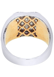 White Gold Mens Diamond Ring| 1.61 Carats| 12 Grams