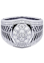 White Gold Mens Diamond Ring| 1.06 Carats| 13.66 Grams