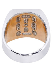 White Gold Mens Diamond Ring| 1 Carats| 16.55 Grams