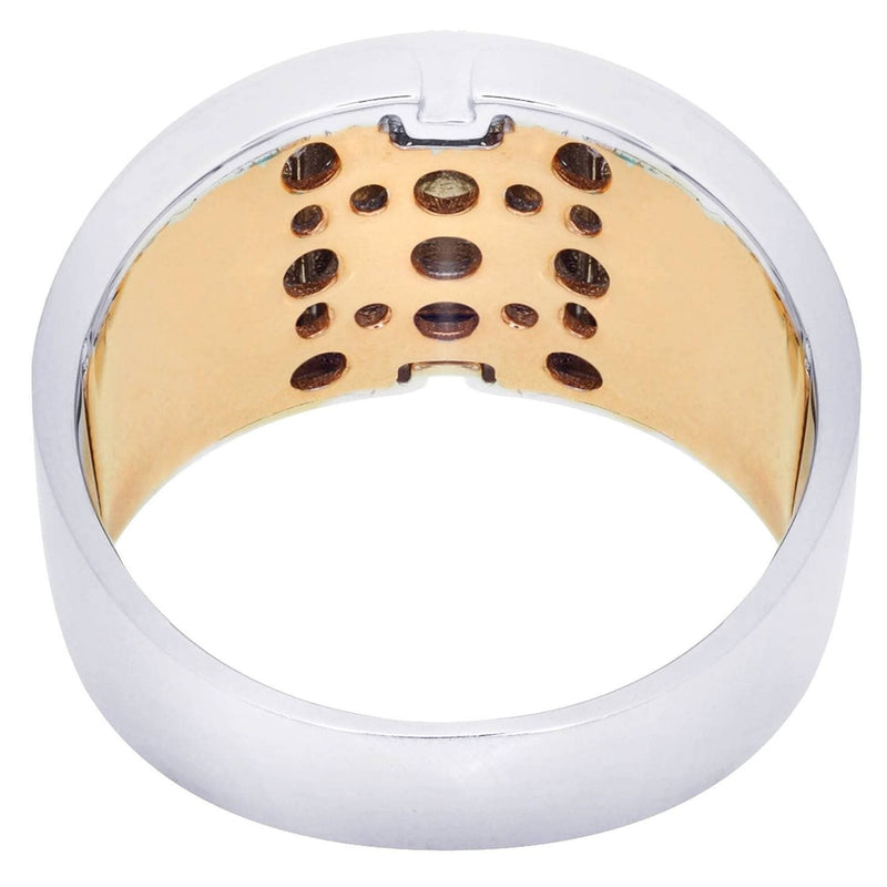 White Gold Mens Diamond Ring| 0.91 Carats| 12.64 Grams