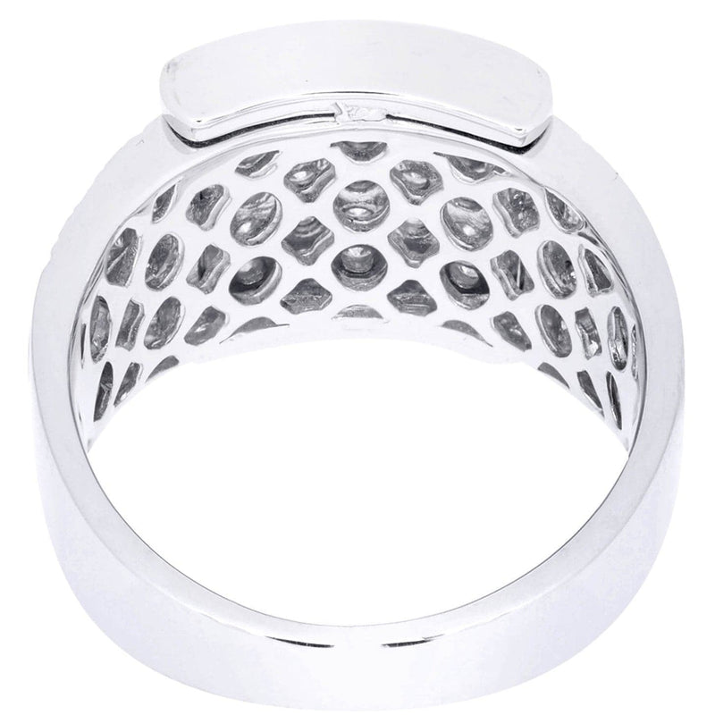 White Gold Mens Diamond Ring| 0.84 Carats| 14.74 Grams