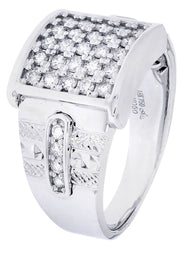 White Gold Mens Diamond Ring| 0.84 Carats| 14.74 Grams