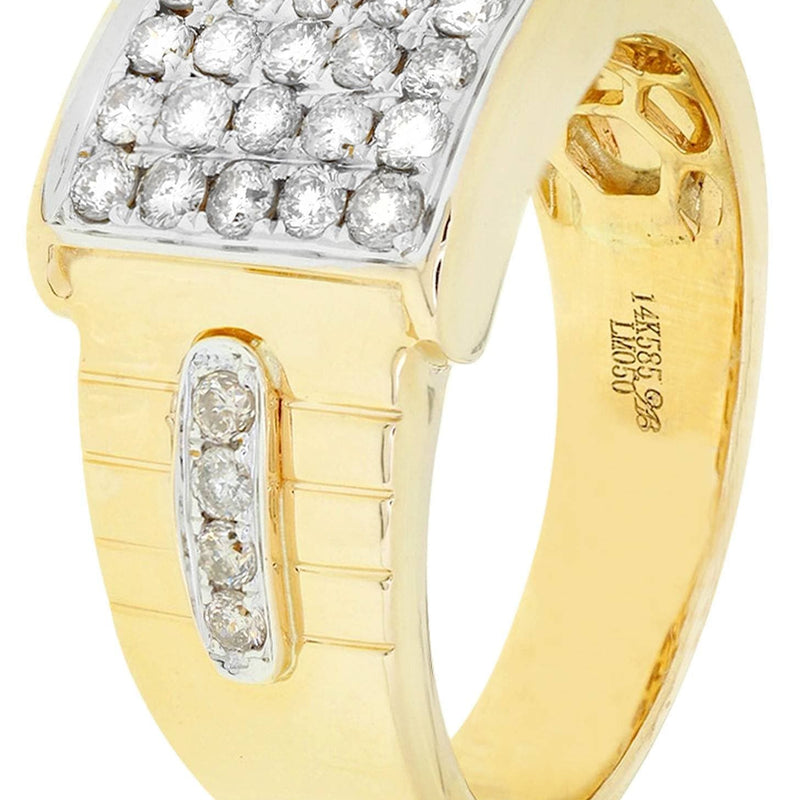 Mens Diamond Ring / Pinky Diamond Ring| 0.88 Carats
