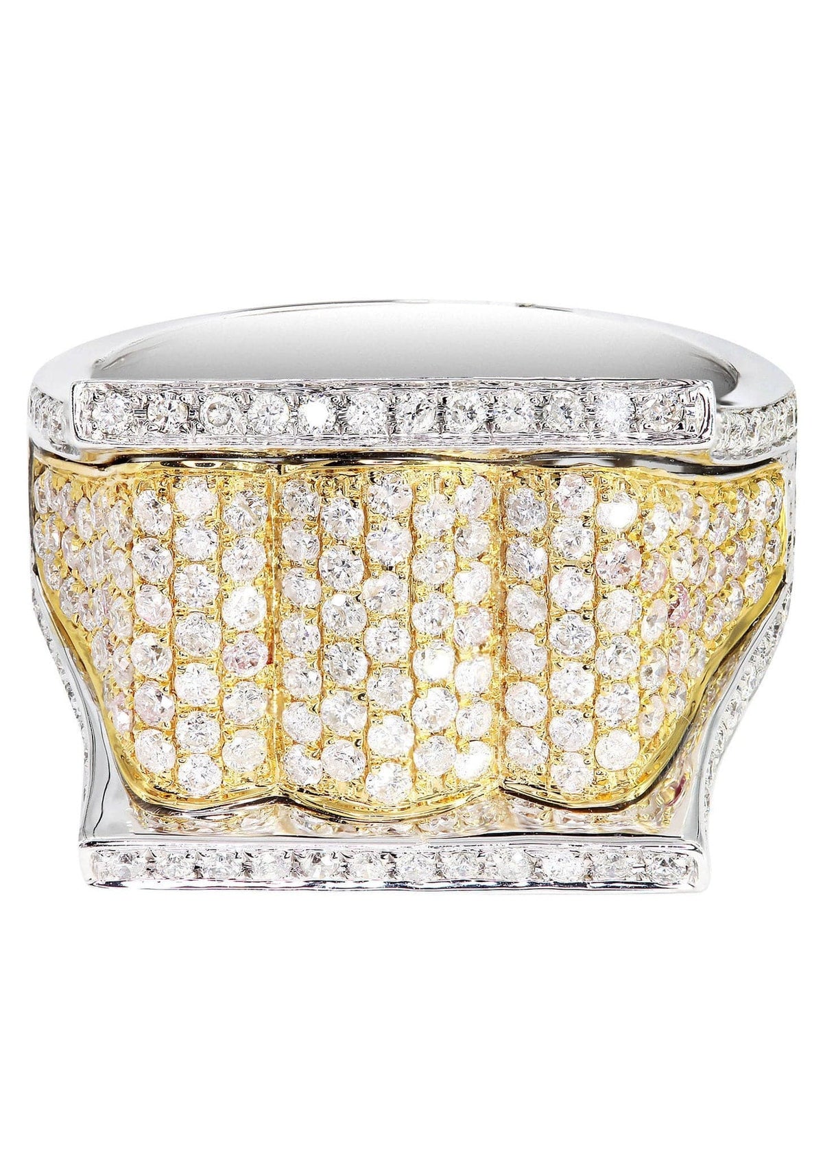 Mens Diamond Pinky Ring| 2.2 Carats| 11.15 Grams