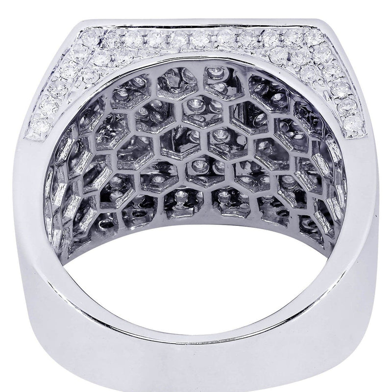 White Gold Mens Diamond Ring| 2.31 Carats| 13.01 Grams